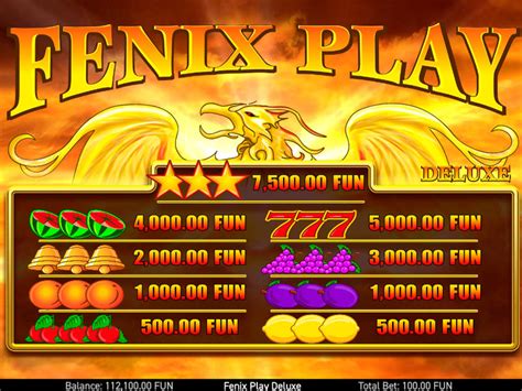 fenix play deluxe slot